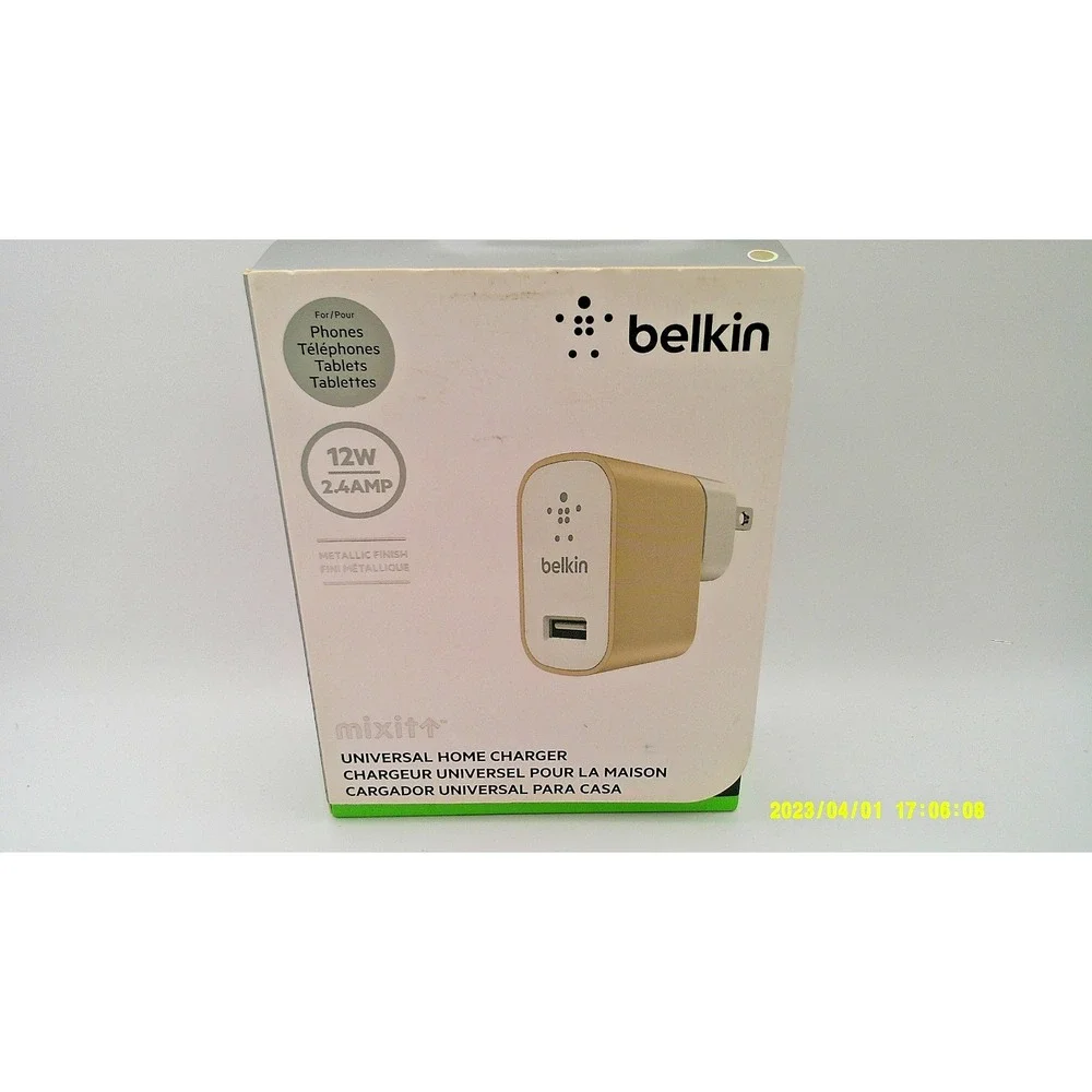 Belkin Mixit 12W 2.4 Amp Universal Home Charger Beige